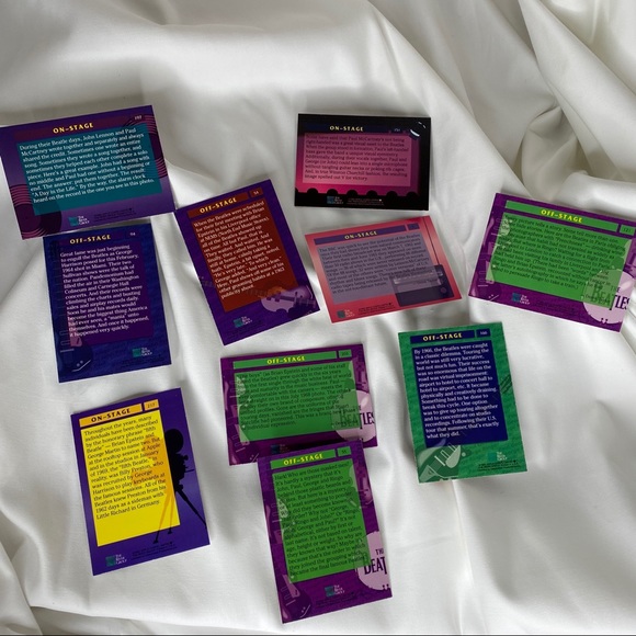 EUC Vintage Beatles 10 Pack Collectors Cards - Picture 3 of 6